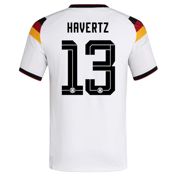 adidas Men's Havertz Germany Authentic Home World Cup Jersey 2026 (Whi