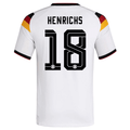 adidas Men's Henrichs Germany Authentic Home World Cup Jersey 2026 (White/Black)