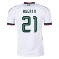 adidas Men's Huerta Mexico 2026 Away Stadium Jersey (White)