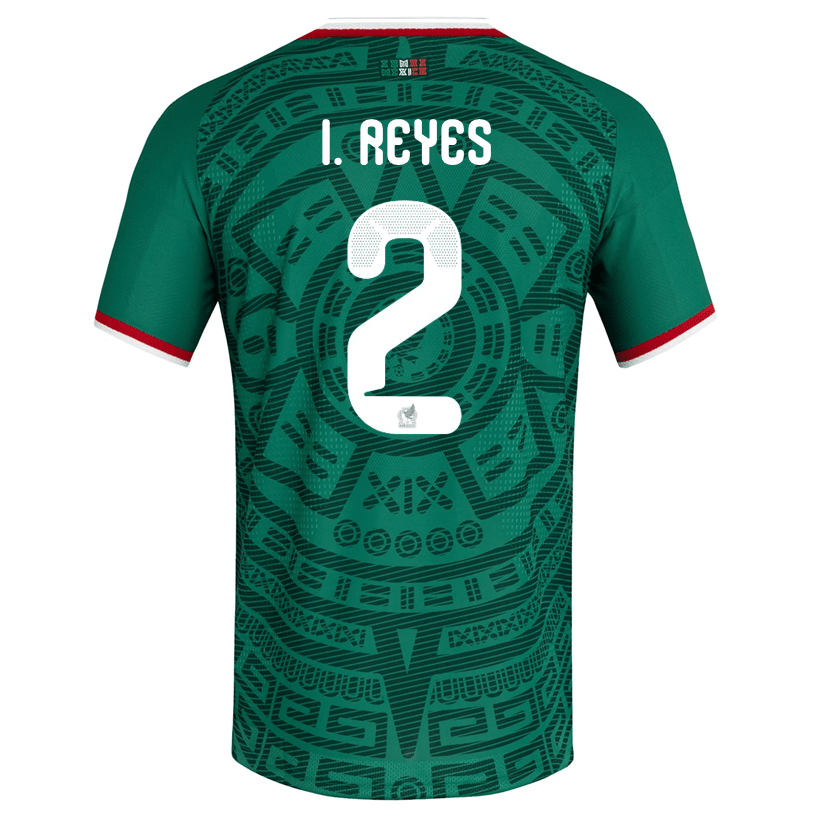 adidas Men's I. Reyes Mexico Authentic Home 2026 World Cup Jersey (Bold Green) | SoccerWearhouse