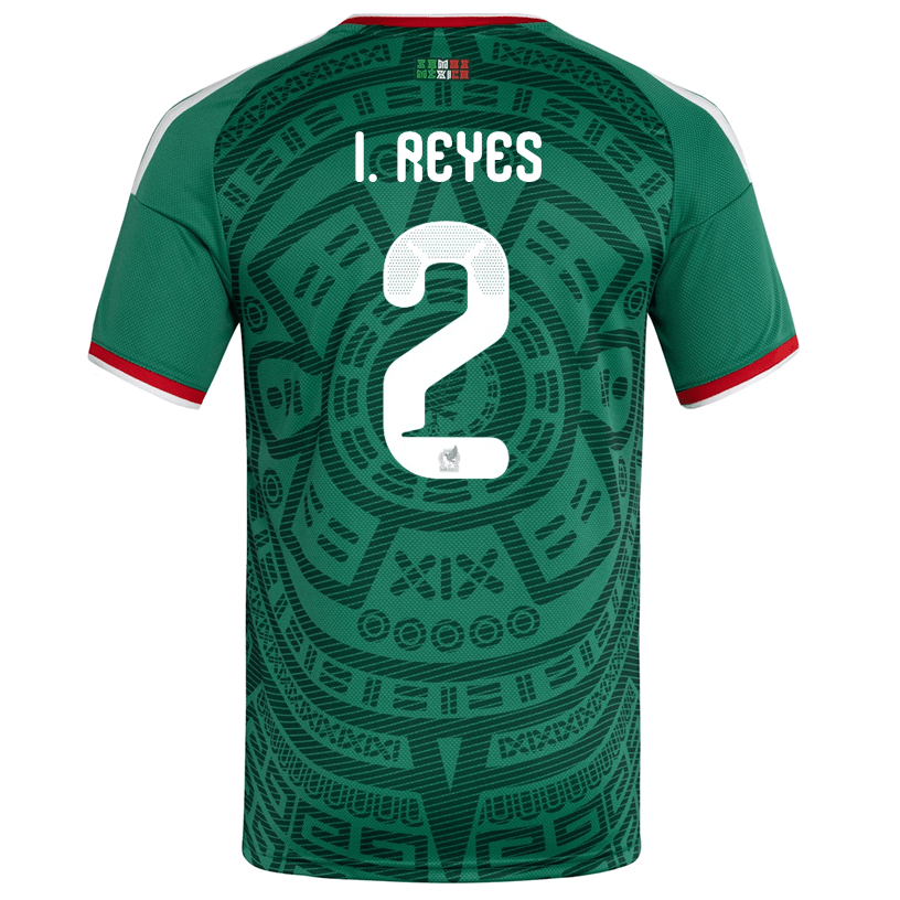 adidas Men's I. Reyes Mexico Home 2026 World Cup Jersey (Bold Green) | SoccerWearhouse