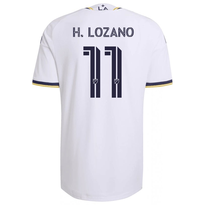 adidas Men's Irving Lozano LA Galaxy Authentic Match Home Jersey 26/27 (White)