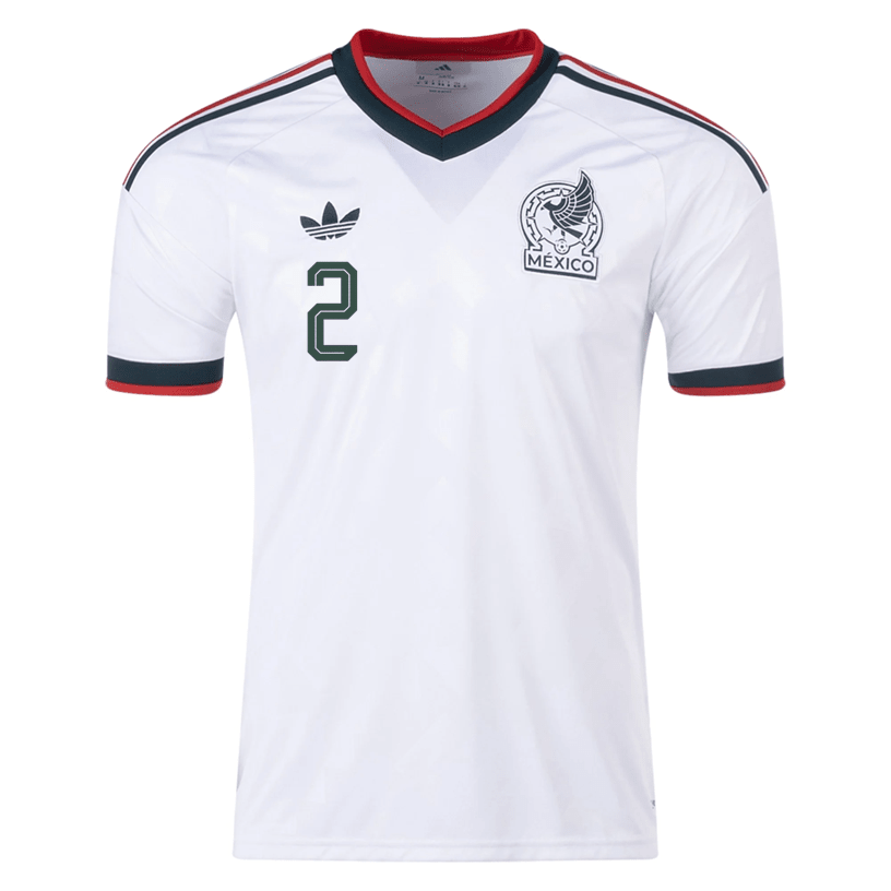 adidas Men's J. Araujo Mexico 2026 Away Stadium Jersey (White) | SoccerWearhouse