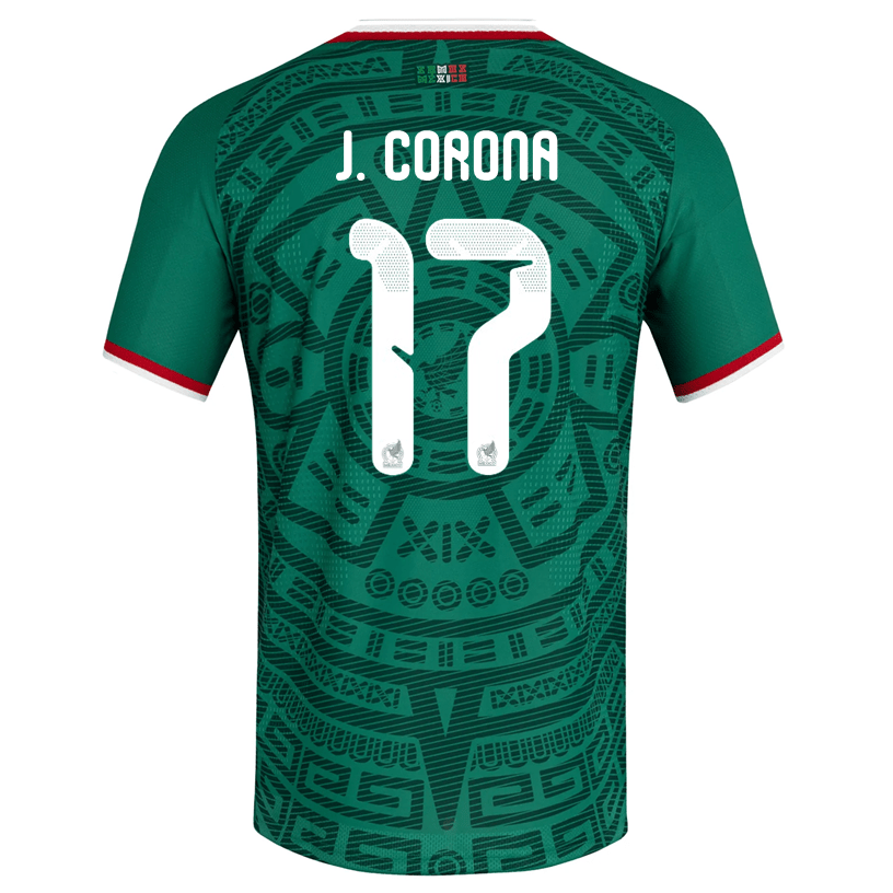 adidas Men's J. Corona Mexico Authentic Home 2026 World Cup Jersey (Bold Green) | SoccerWearhouse