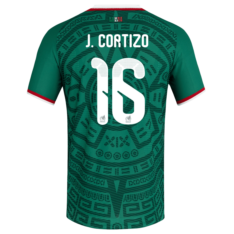 adidas Men's J. Cortizo Mexico Authentic Home 2026 World Cup Jersey (Bold Green) | SoccerWearhouse