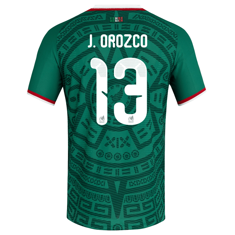 adidas Men's J. Orozco Mexico Authentic Home 2026 World Cup Jersey (Bold Green) | SoccerWearhouse
