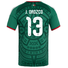 adidas Men's J. Orozco Mexico Home 2026 World Cup Jersey (Bold Green)