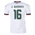 adidas Men's J. Quinones Mexico 2026 Away Stadium Jersey (White)