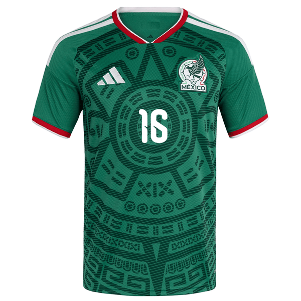 sbkento ユニホーム　メキシコ×日本 adidas Men's J. Quinones Mexico Authentic Home 2026 World Cup Jersey (