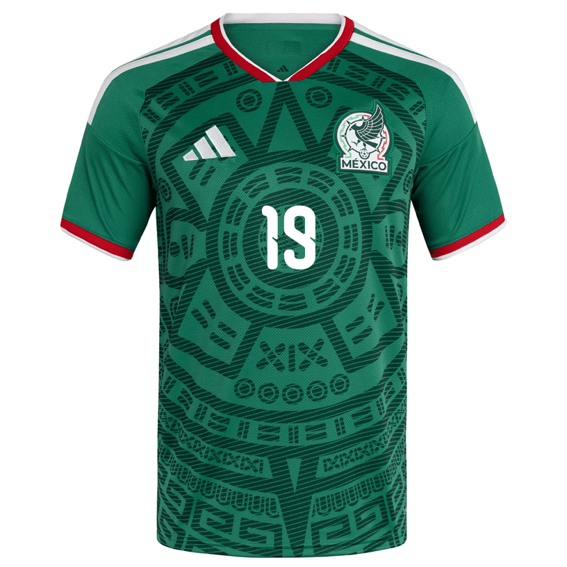 adidas Men's J. Sanchez Mexico Authentic Home 2026 World Cup Jersey (Bold Green) | SoccerWearhouse