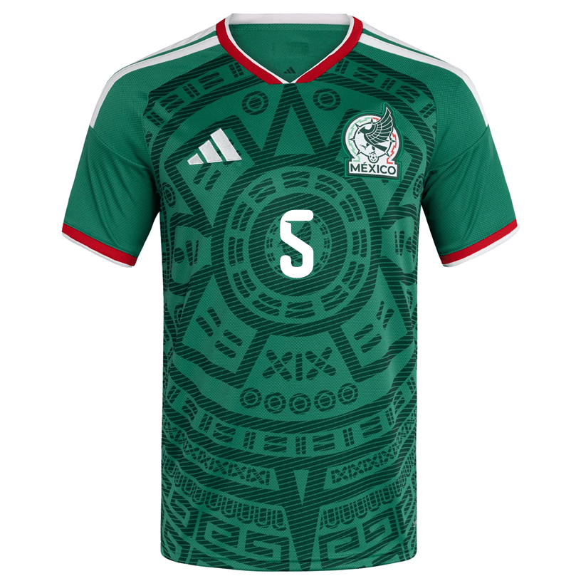 adidas Men's J. Vasquez Mexico Authentic Home 2026 World Cup Jersey (Bold Green) | SoccerWearhouse