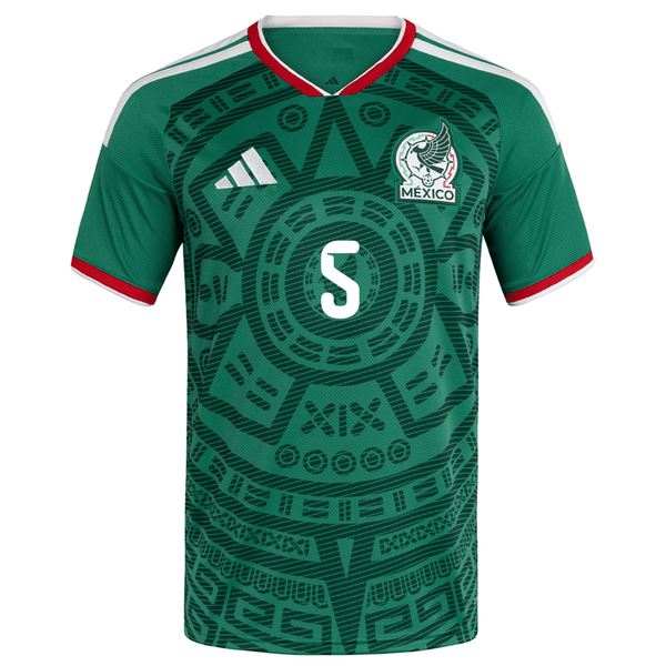 adidas Men's J. Vasquez Mexico Authentic Home 2026 World Cup Jersey (B