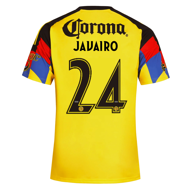 adidas Men's Javairo Club America Home Jersey 25/26 (Yellow) | SoccerWearhouse