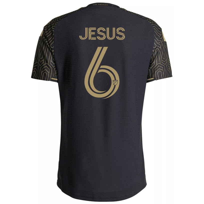 adidas Men's Jesus LAFC Authentic Match Home Jersey 26/27 (Black/Gold) | SoccerWearhouse