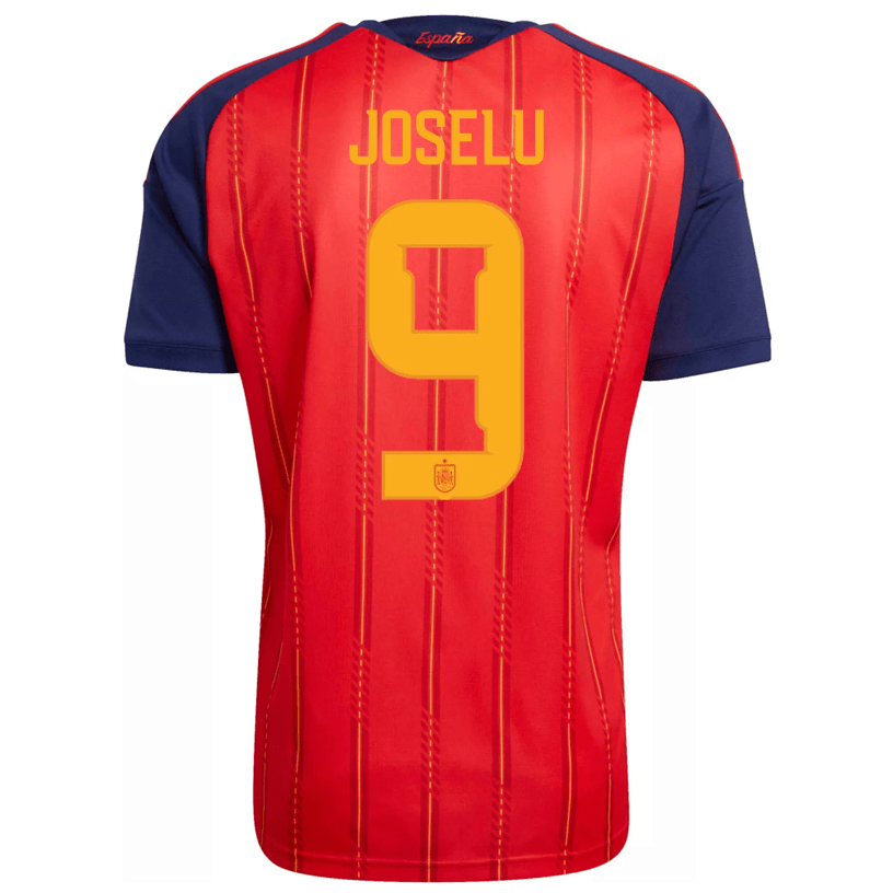 adidas Men's Joselu Spain World Cup Home Jersey 2026 (Vivid Red) | SoccerWearhouse
