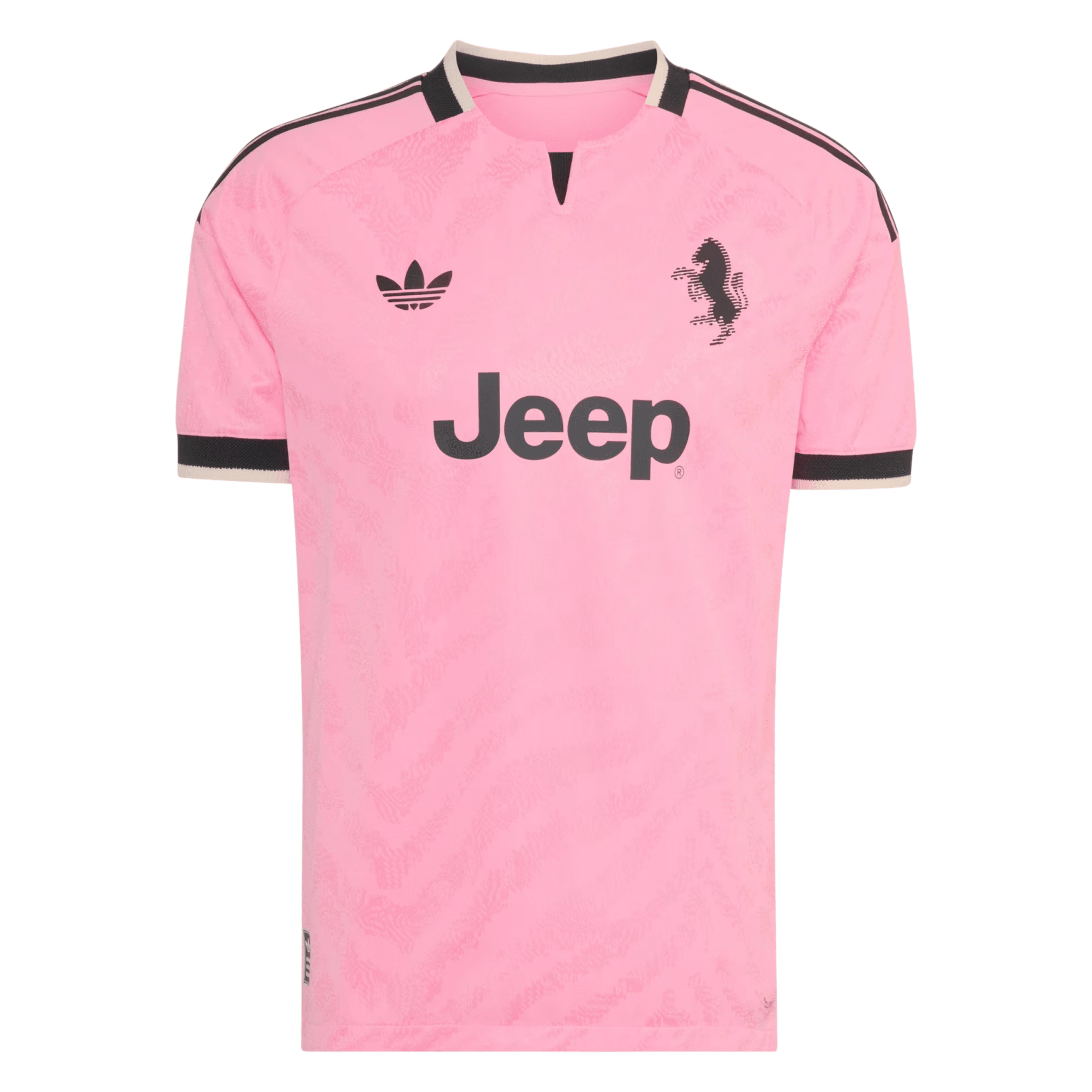 adidas Mens Juventus Authentic Away Jersey 26/27 (Pink/Black)