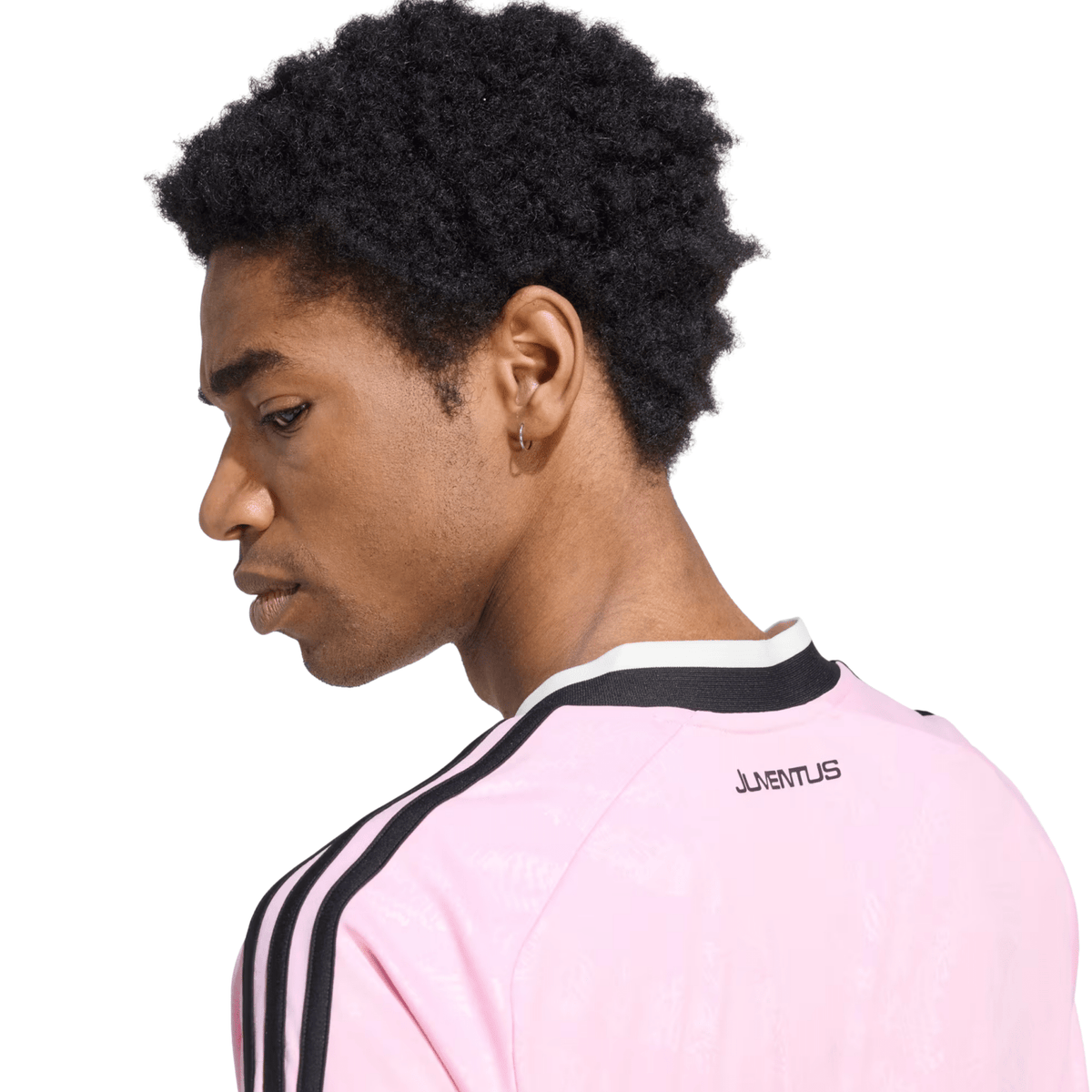 adidas Mens Juventus Away Jersey 26/27 (Pink/Black) | SoccerWearhouse