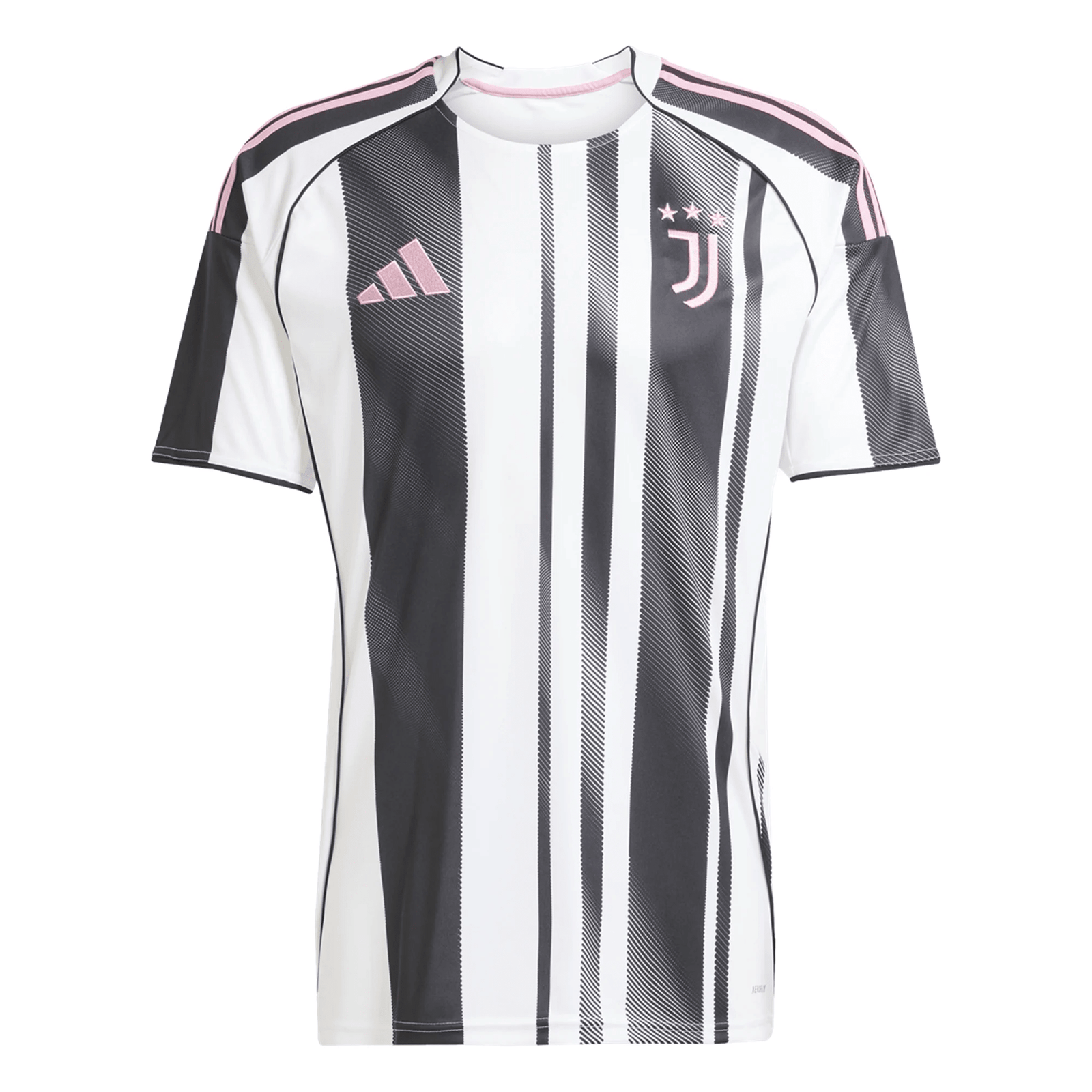 adidas Men's Juventus Home Jersey 25/26 (White/Black/Pink) | SoccerWearhouse