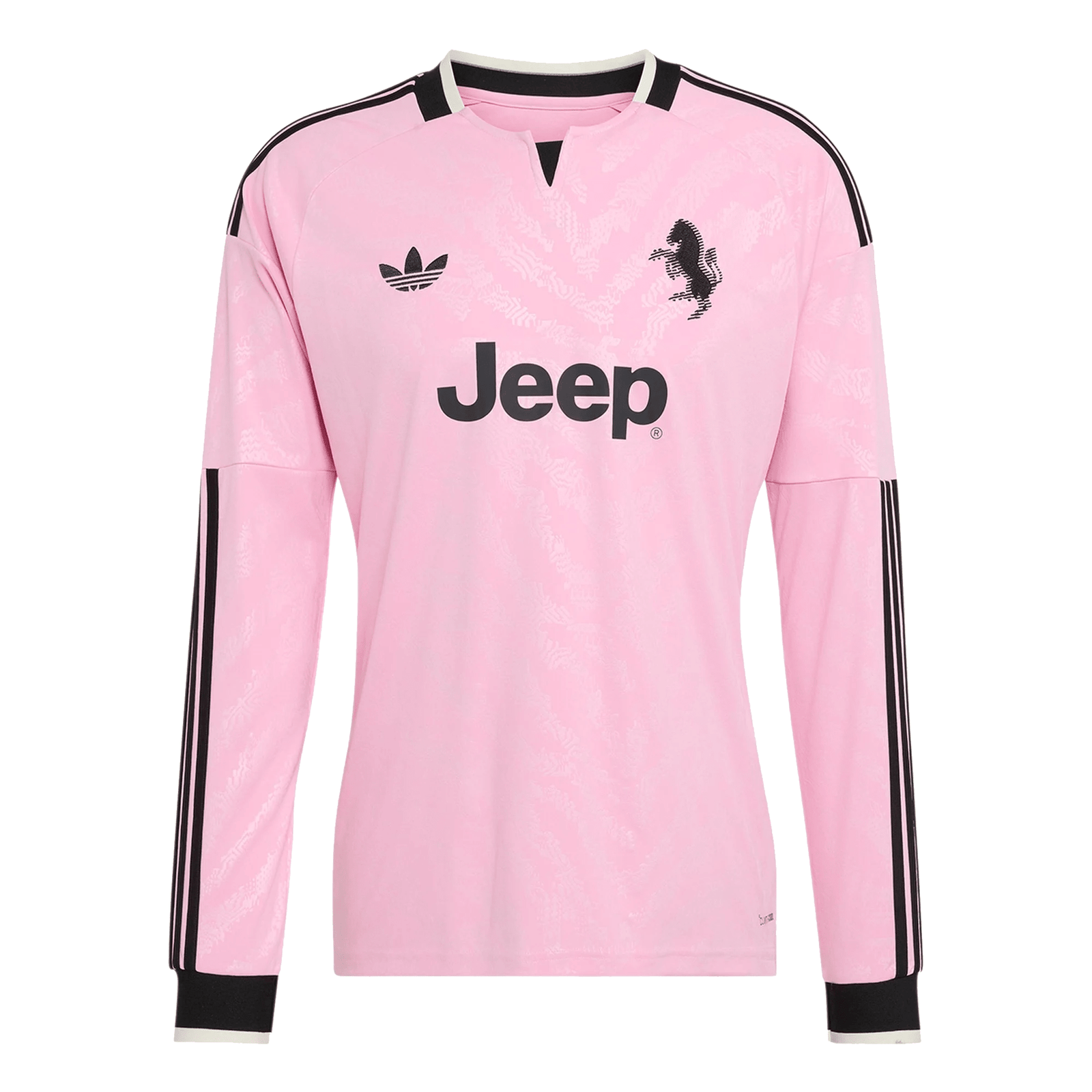 adidas Mens Juventus Long Sleeve Away Jersey 26/27 (Pink) | SoccerWearhouse