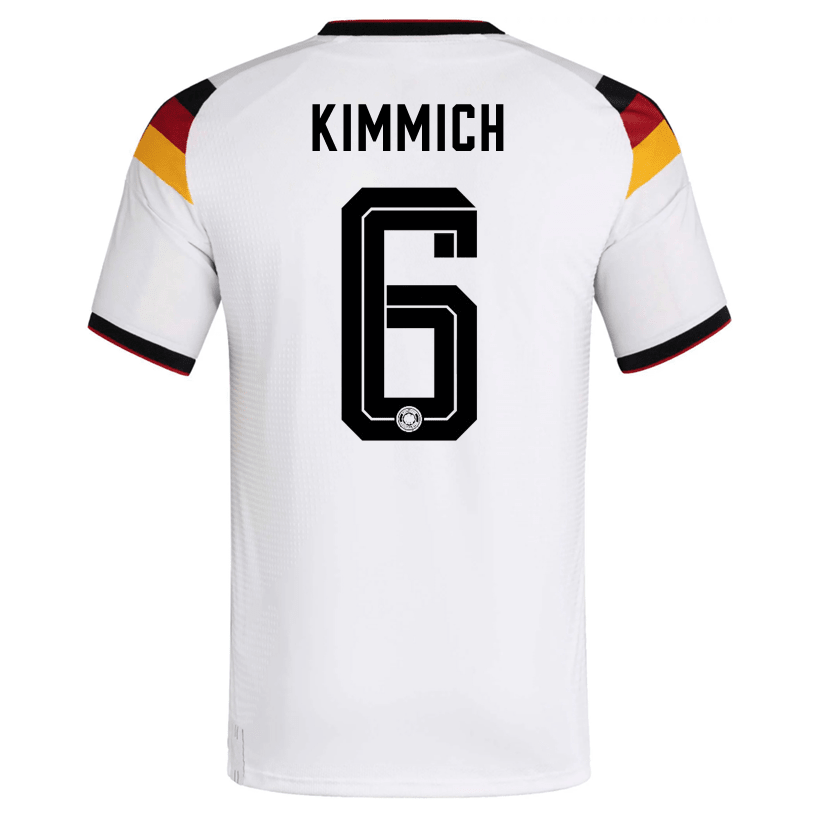 adidas Men's Kimmich Germany Authentic Home World Cup Jersey 2026 (White/Black) | SoccerWearhouse