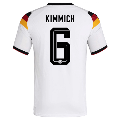 adidas Men's Kimmich Germany Authentic Home World Cup Jersey 2026 (White/Black) - S