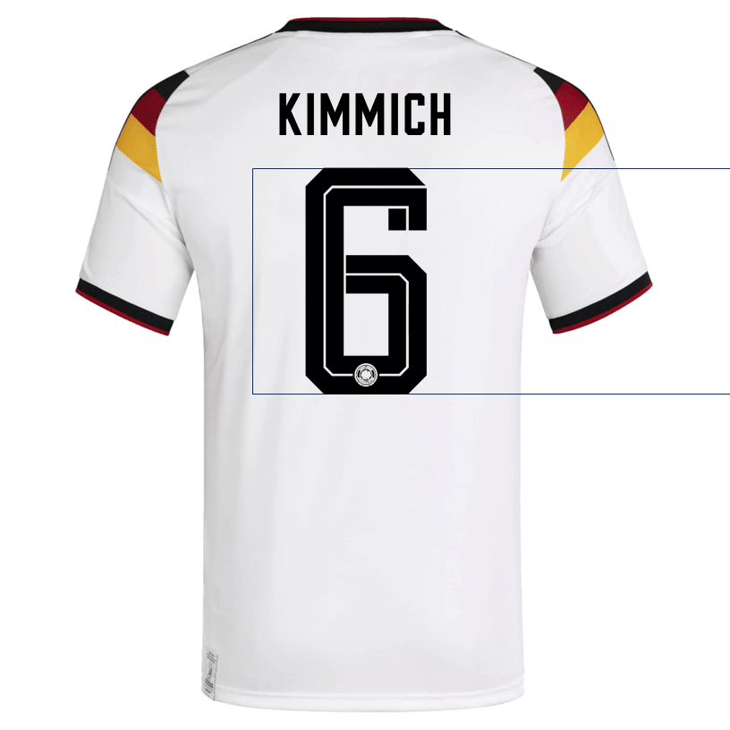 adidas Men's Kimmich Germany Home World Cup Jersey 2026 (White/Black) | SoccerWearhouse