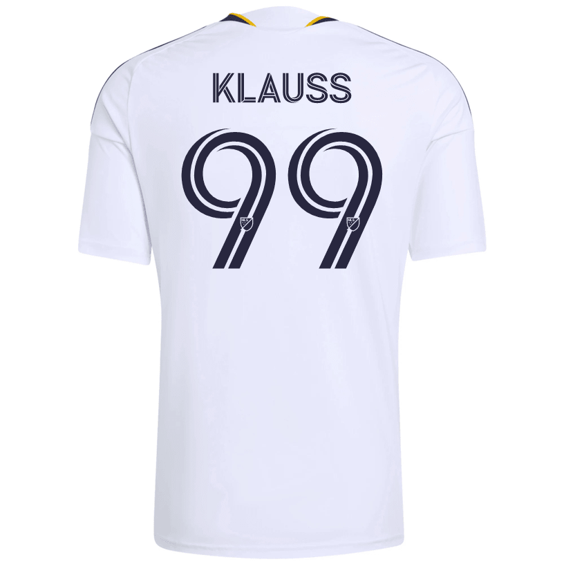 adidas Men's Klauss LA Galaxy Home Stadium Jersey 26/27 (White) | SoccerWearhouse