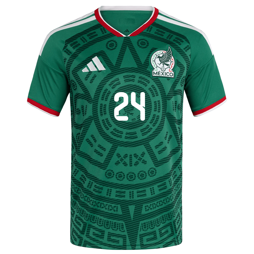 adidas Men's L. Chavez Mexico Authentic Home 2026 World Cup Jersey (Bold Green) | SoccerWearhouse