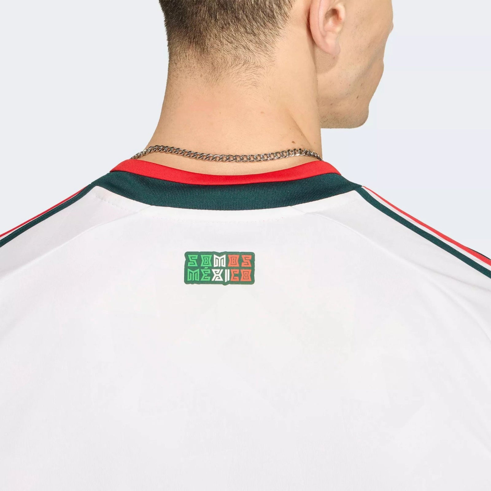 adidas Men's Lainez Mexico 2026 Away Stadium Jersey (White) | SoccerWearhouse