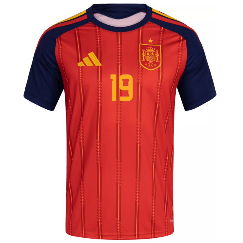 adidas Men's Lamine Yamal Spain World Cup Home Jersey 2026 (Vivid Red) | SoccerWearhouse