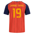 adidas Men's Lamine Yamal Spain World Cup Home Jersey 2026 (Vivid Red)