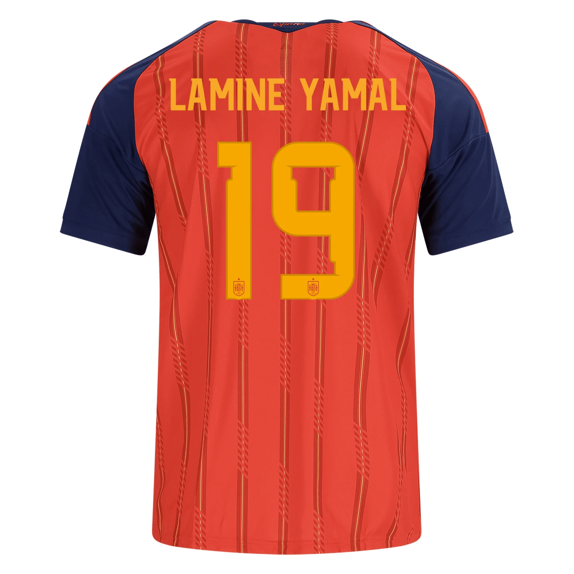 adidas Men's Lamine Yamal Spain World Cup Home Jersey 2026 (Vivid Red)