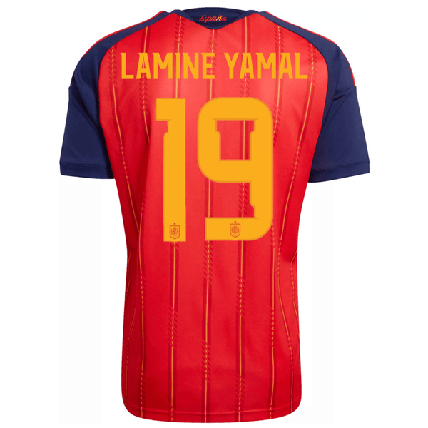 yamamosio19996　392721サイドアクリル adidas Men's Lamine Yamal Spain World Cup Home Jersey 2026 (Vivid Red)