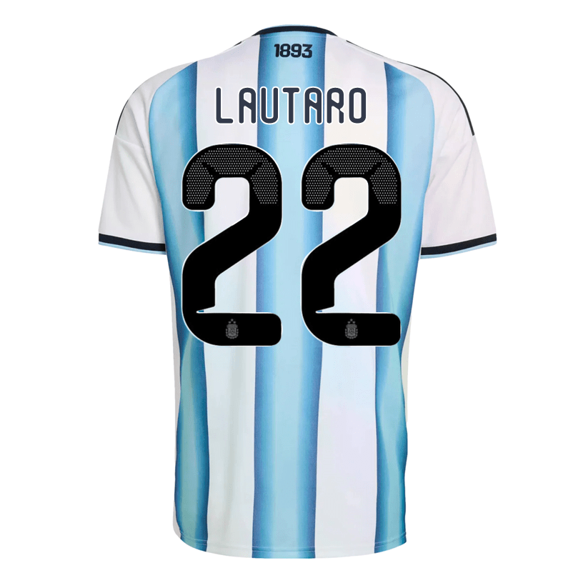 adidas Men's Lautaro Argentina 2026 Home World Cup Jersey (White/Icey Light Blue) | SoccerWearhouse