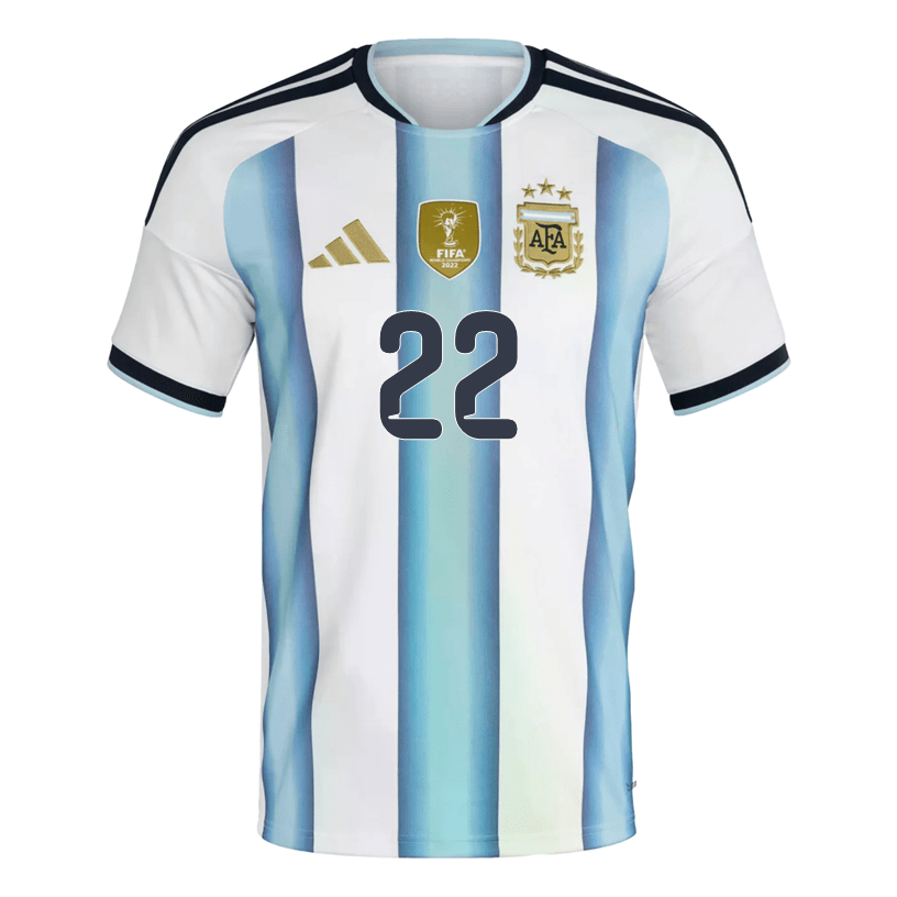 adidas Men's Lautaro Argentina 2026 Home World Cup Jersey (White/Icey Light Blue) | SoccerWearhouse