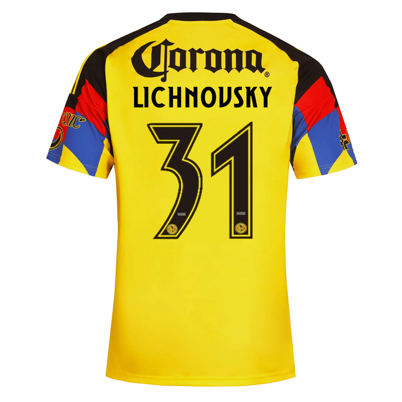 adidas Men's Lichnovsky Club America Home Jersey 25/26 (Yellow) | SoccerWearhouse