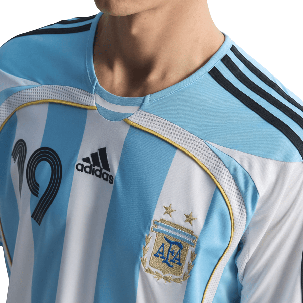 adidas Men's Lionel Messi Argentina 2006 Home Jersey (White) | SoccerWearhouse