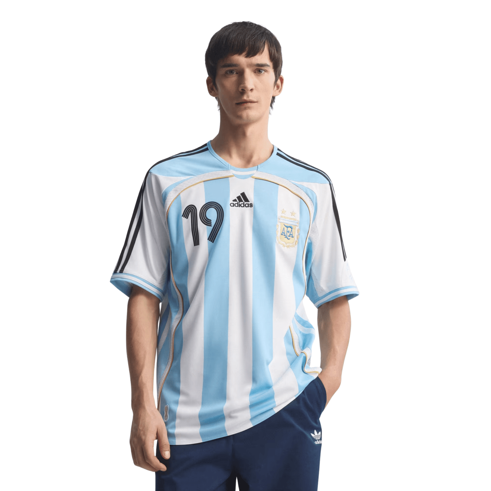 adidas Men's Lionel Messi Argentina 2006 Home Jersey (White) | SoccerWearhouse