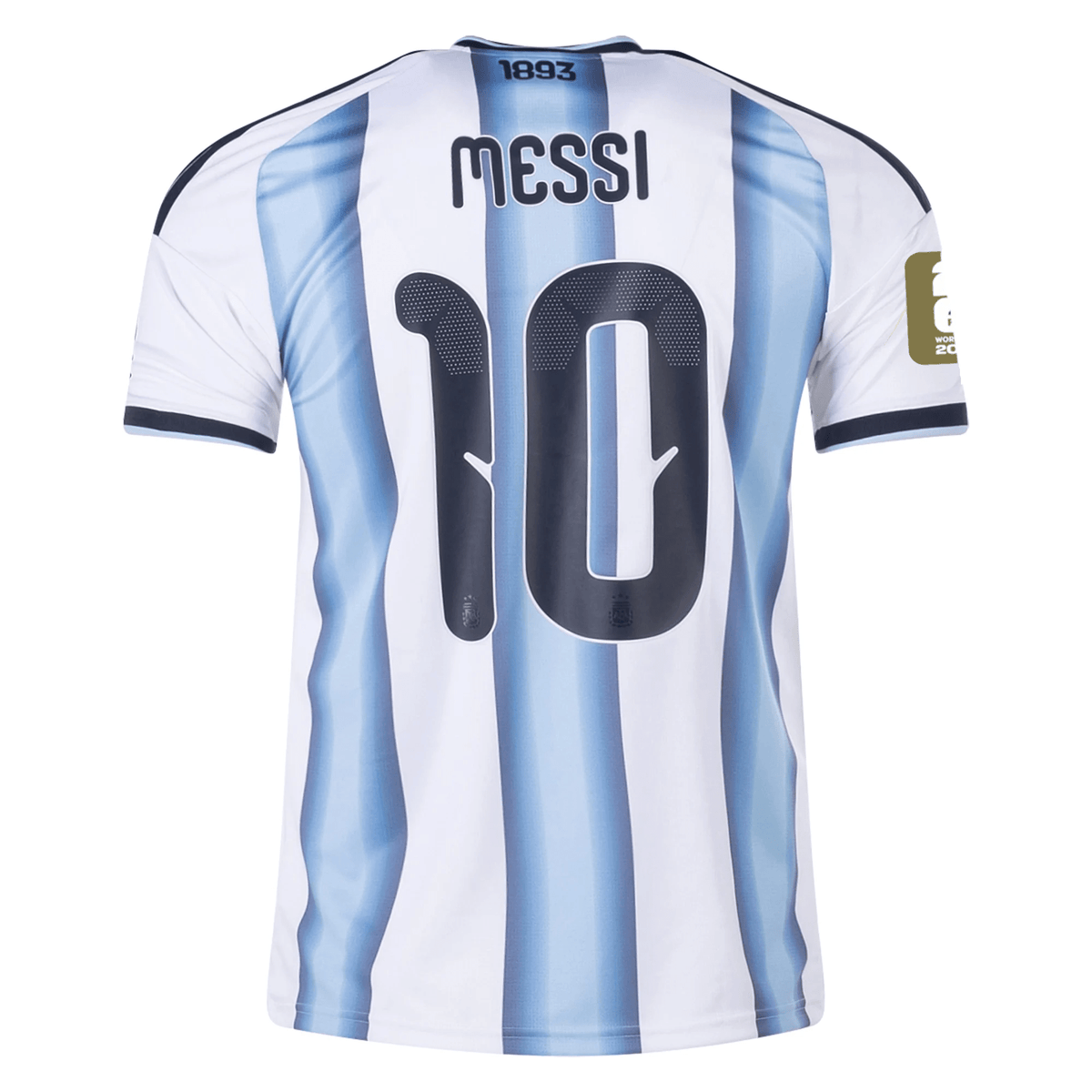 adidas Men's Lionel Messi Argentina 2026 Home World Cup 2026 Jersey w/ FIFA World Cup 26™ Patch (White/Icey Light Blue) | SoccerWearhouse