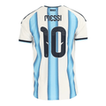 adidas Men's Lionel Messi Argentina Match Authentic Player 2026 Home Jersey (White/Icy Blue)