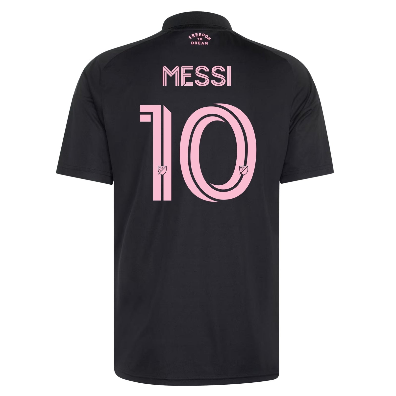 adidas Men's Lionel Messi Inter Miami CF 26/27 Away Jersey (Black/Pink) | SoccerWearhouse