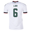 adidas Men's Lira Mexico 2026 Away Stadium Jersey (White)