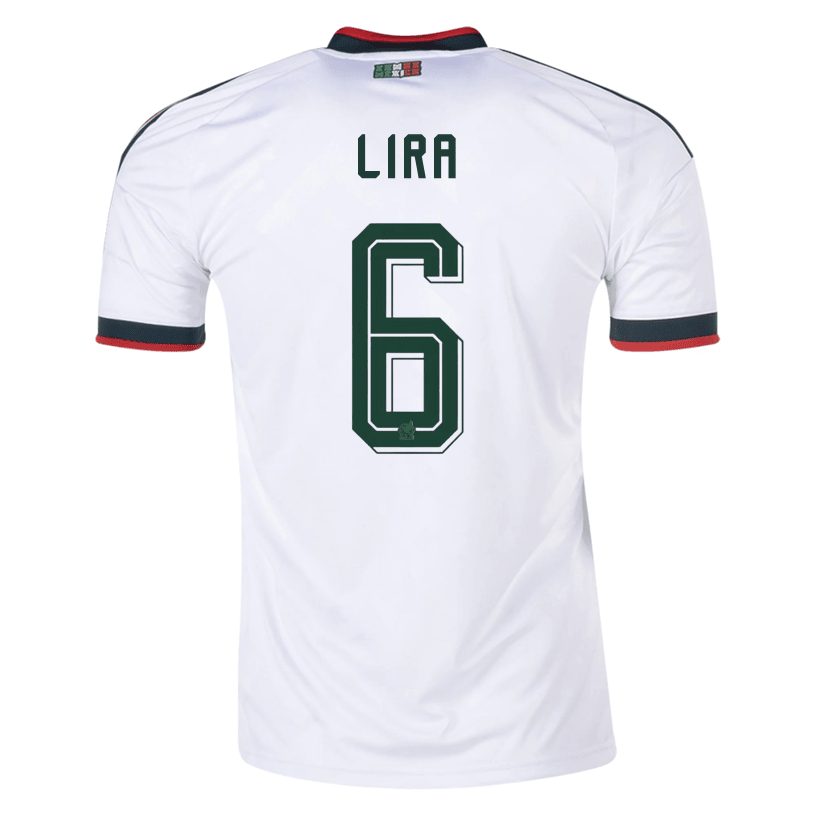 adidas Men's Lira Mexico 2026 Away Stadium Jersey (White) | SoccerWearhouse