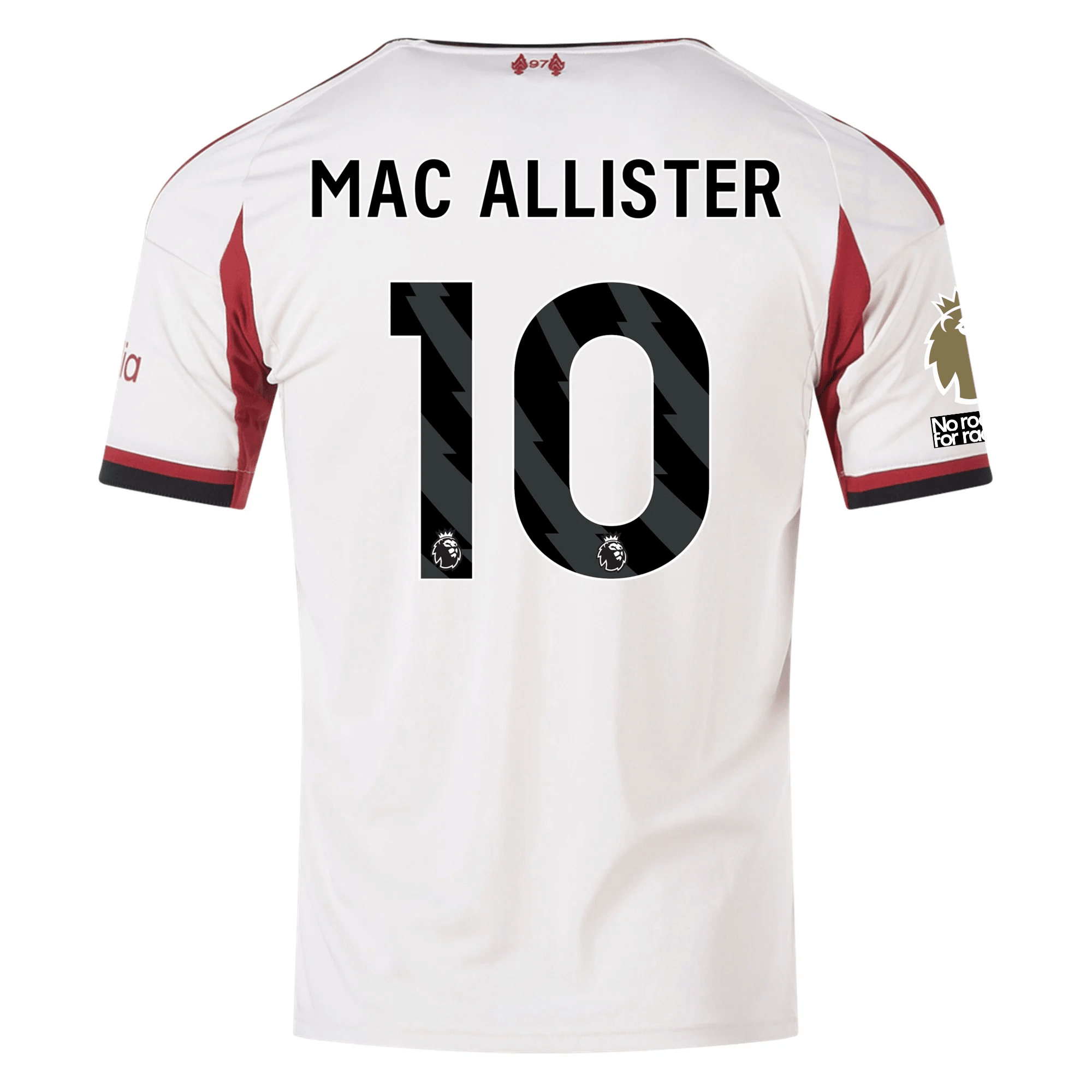 adidas Men's Liverpool Alexis Mac Allister Away Jersey w/ EPL Champion