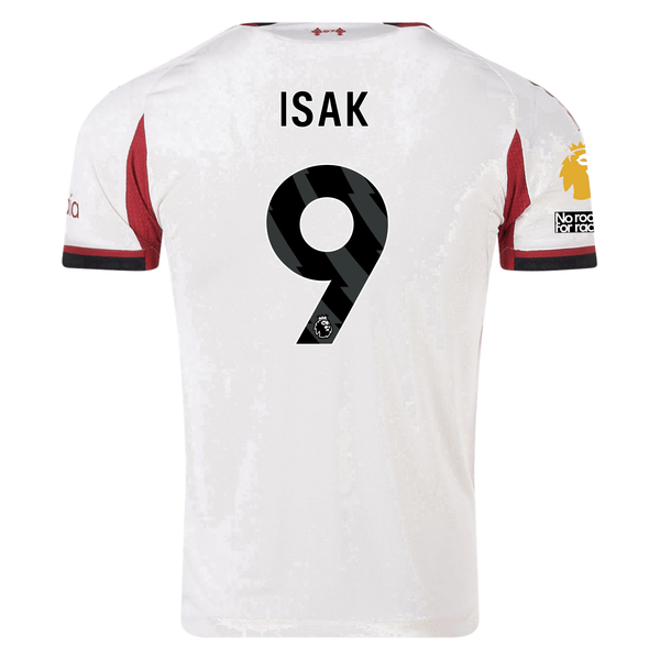 adidas Men's Liverpool Authentic Alexander Isak Away Jersey w/ EPL + N