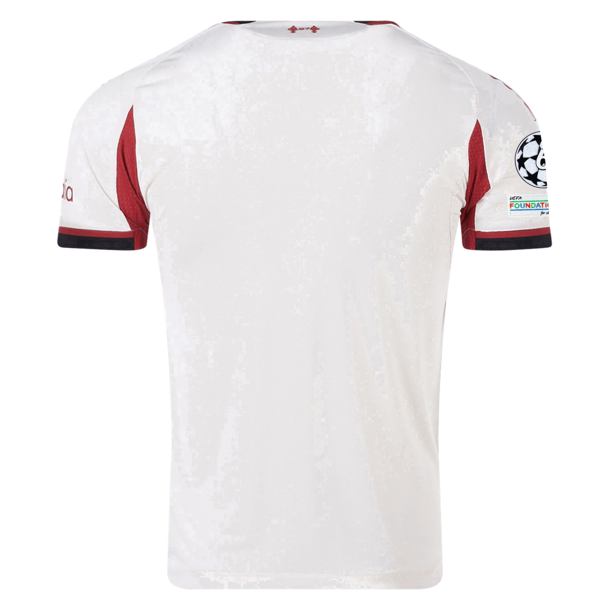 adidas Men's Liverpool Authentic Away Jersey w/ Champions League Patches 25/26 (Wonder White) | SoccerWearhouse