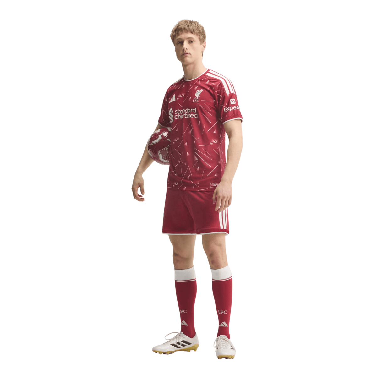 adidas Mens Liverpool Authentic Home Jersey 26/27 (Red) | SoccerWearhouse