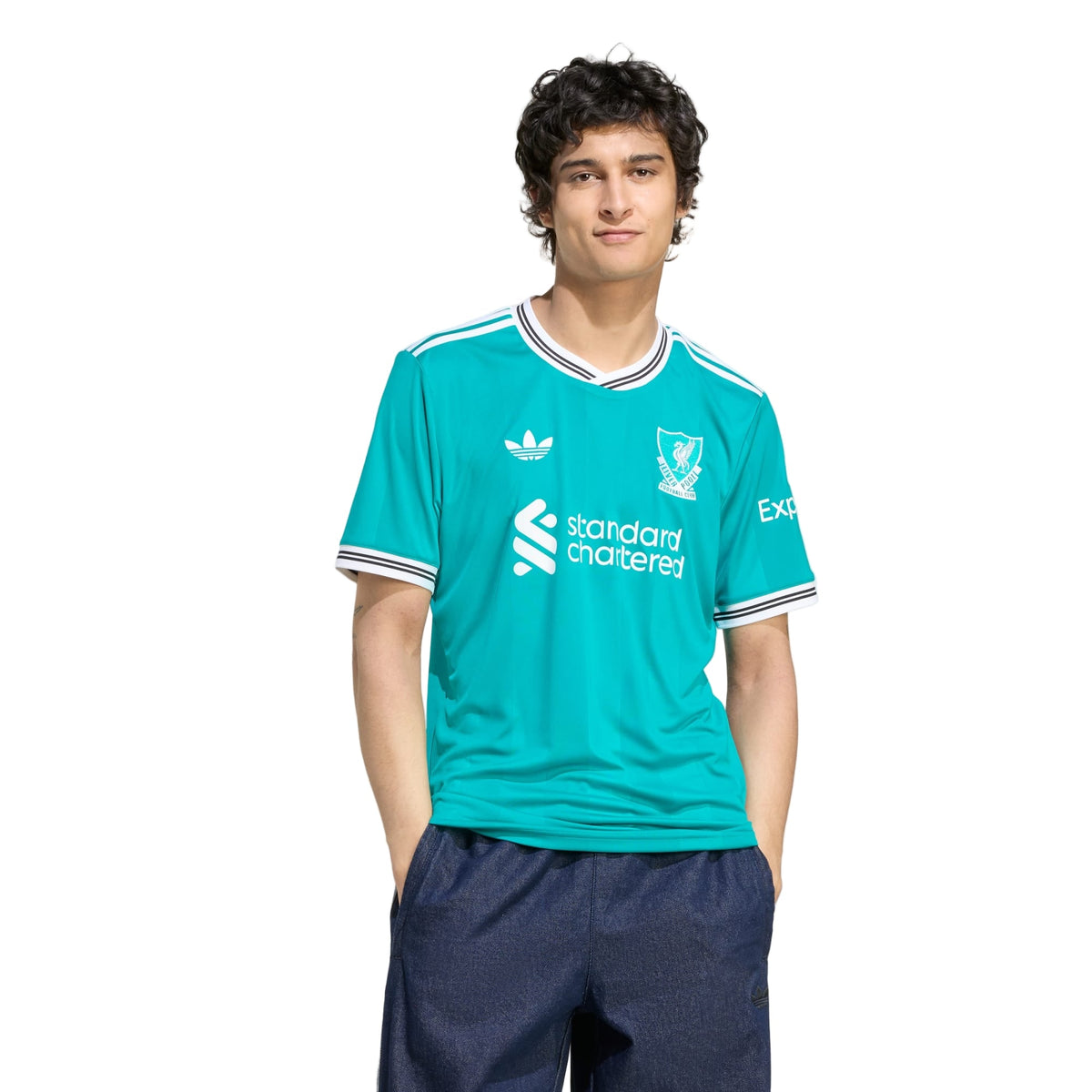 adidas Men's Liverpool FC 25/26 Third Jersey (Sea Green) | SoccerWearhouse