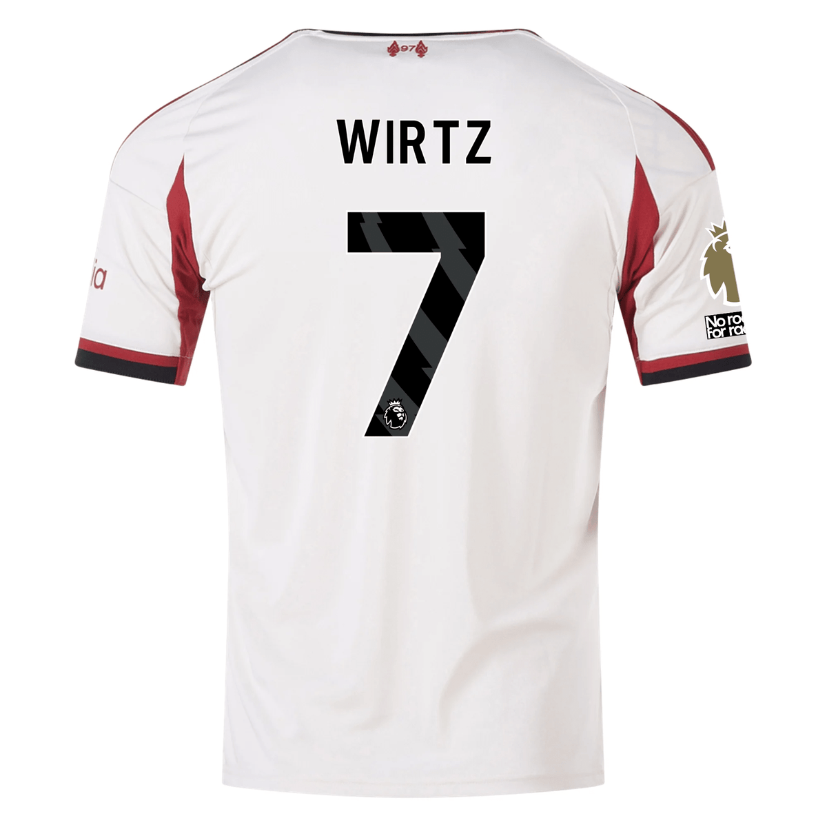 adidas Men's Liverpool Florian Wirtz Away Jersey w/ EPL Champions Patc