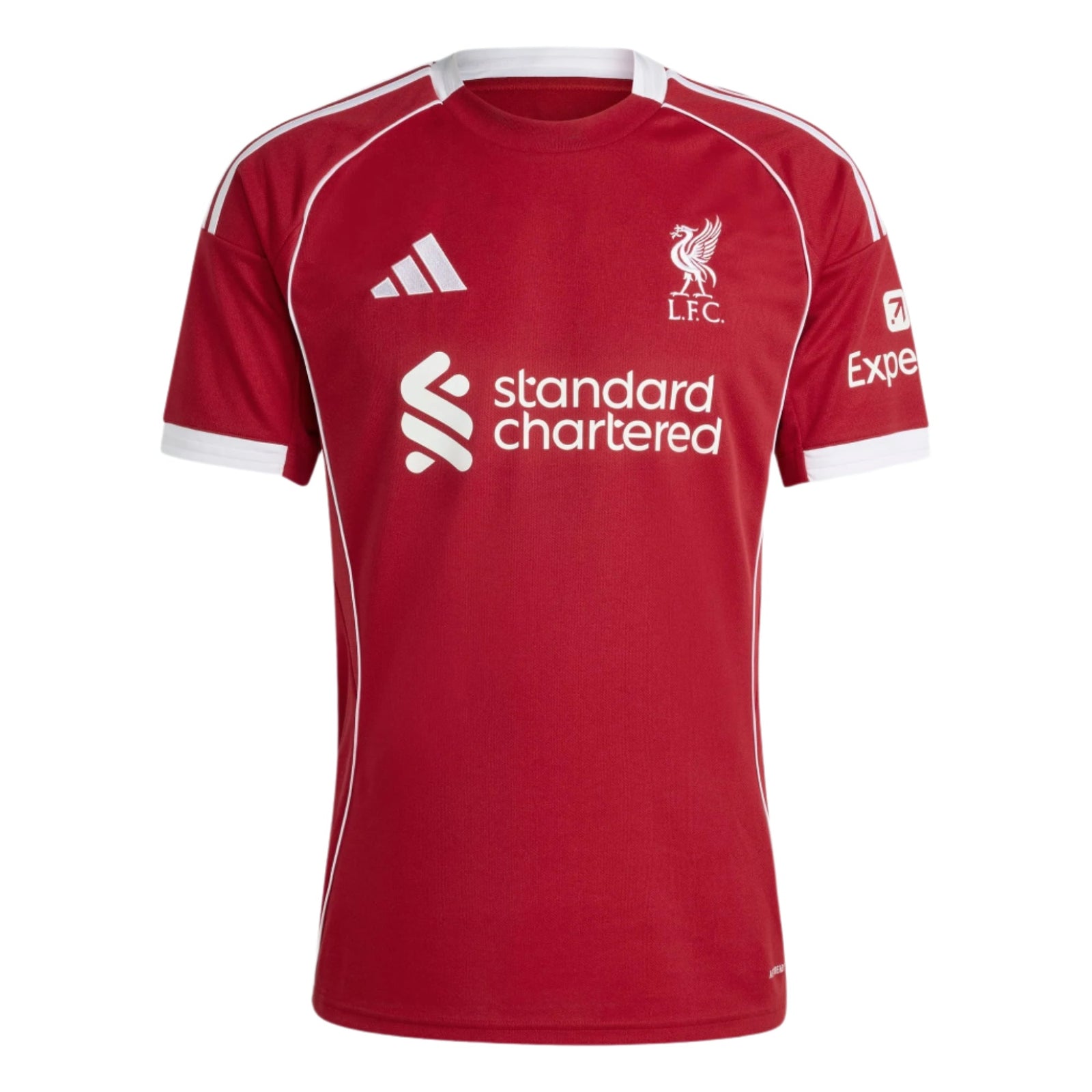 adidas Men's Liverpool Home Jersey 25/26 (Strawberry Red) | SoccerWearhouse